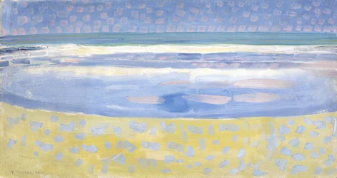 Mer après le Coucher du Soleil
